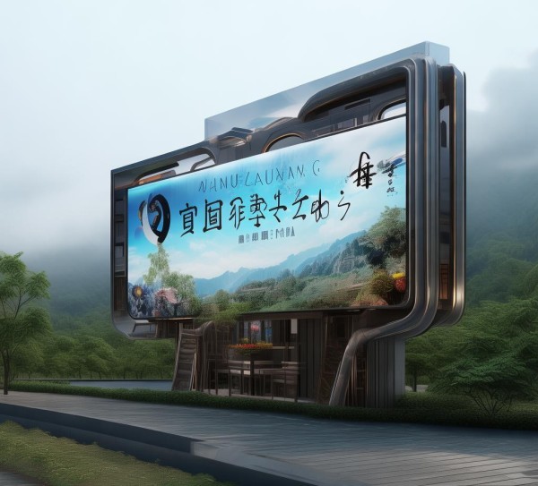 王庄山庄广告牌规划设计方案